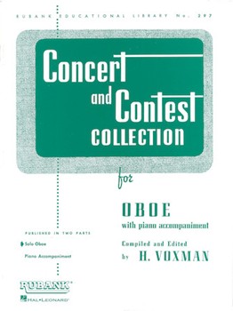 Concert and Contest Collection [oboe accp] PIANO ACCP