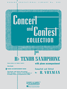 Rubank Various Voxman  Concert and Contest Collection for Tenor Sax - Piano Accompaniment