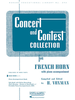 Rubank CONCERT AND CONTEST COLLECTION FOR FRENCH HORN by Voxman