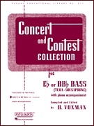 Rubank Various Voxman  Concert and Contest Collection for Bass/Tuba (BC) - Solo Book Only
