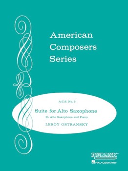 Suite for Alto Saxophone by Leroy Ostransky for