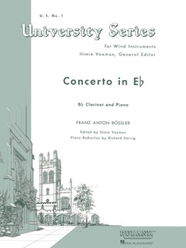 Concerto in E Flat by Rosler Anton - Voxman Himie - for