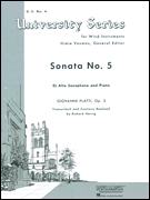 Sonata No. 5 - Alto Saxophone Solo with Piano - Grade 4 Alto Sax