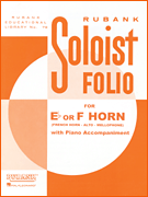 Soloist Folio - F or Eb Horn with Piano Accompaniment f horn