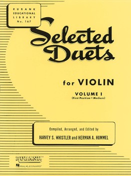 Selected Duets For Violin Volume 1 by Voxman Himie - Whistler and Hummel - for Violin Duet (Vol 1)
