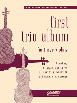 First Trio Album for Three Violins by - Herman Hummel - for
