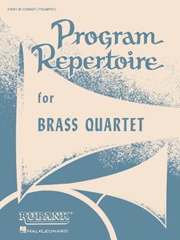 Program Repertoire For Brass Quartet for Trombone 1 (Part 3)