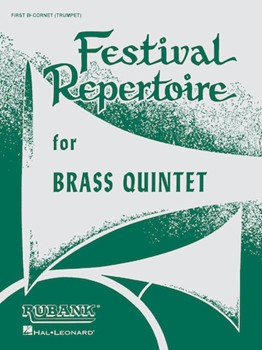 Festival Repertoire / Brass Quintet for Trumpet 1 (1st Part)