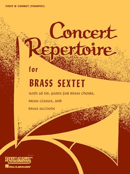 Concert Repertoire For Brass Sextet by - Voxman Himie - for Trumpet 1 (1st Part)