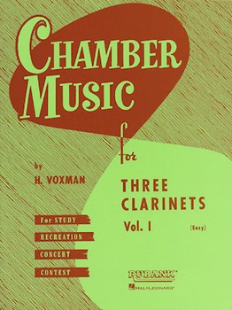 Chamber Music For Three Clarinets Vol 1 CLAR ENS