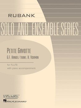 Petite Gavotte by Handel George Frideric - Voxman Himie - for Flute and Piano