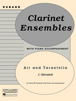 Air & Tarantella by Olivadoti Joseph for Bb Clarinet Trio