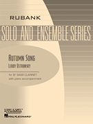 Rubank Ostransky L   Autumn Song - Bass Clarinet Solo with Piano