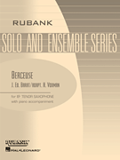 Berceuse - Tenor Saxophone Solo with Piano - Grade 3.5 Tenor Sax