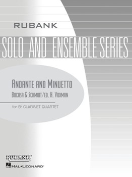 Andante & Minuetto by Bochsa and Schmidt - Voxman Himie - for Bb Clarinet Quartet