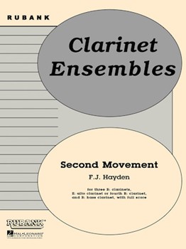 2nd Movement From Symphony #100 by Haydn Joseph - Johnson Clair - for Clarinet Quintet