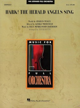 Hark The Herald Angels Sing by - Ricketts Ted - for Full Orchestra