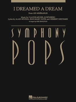 I Dreamed a Dream (from Les Miserables) by Natel Jean-Marc - Krogstad Bob - for Score and Parts
