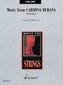 Music From Carmina Burana by Orff Carl - Bulla Stephen - for Score