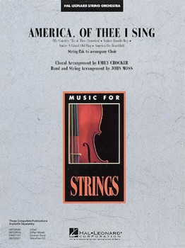 America Of Thee I Sing by - Crocker/Moss - for Instrumental Parts (String Pak)