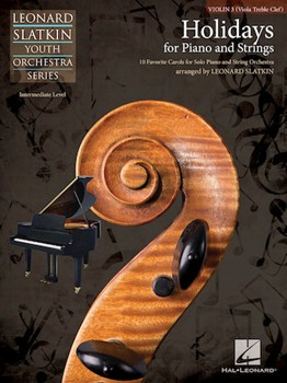 Hal Leonard  Slatkin  Holidays for Piano and Strings - Violin 3