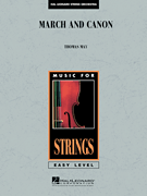 March and Canon for Strings Score & Pa