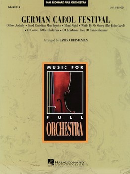 German Carol Festival by - Christensen James - for Full Orchestra