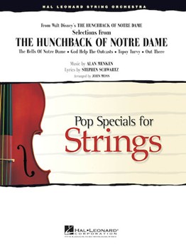 Hunchback Of Notre Dame by Menken Alan - Moss John - for String Orchestra