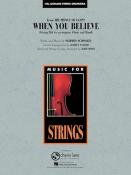 When You Believe by Schwartz S - Snyder and Moss - for Orch Pak