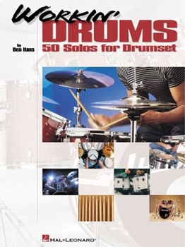 Workin' Drums 50 Solos For Drumset by Hans Ben for Drum Set