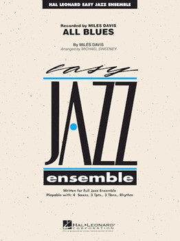 All Blues For Jazz Ensemble w/online audio Arr Sweeney SCORE/PTS