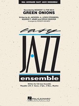 Green Onions For Jazz Ensemble Arr Holmes w/online audio SCORE/PTS