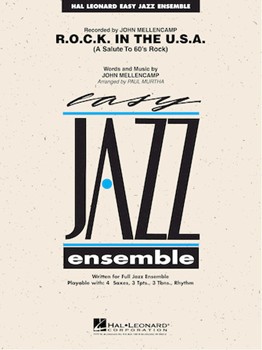 Rock In The Usa For Jazz Ensemble By Murtha Grd 1.5 w/online audio SCORE/PTS