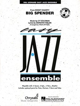 Big Spender for Easy Jazz Ensemble w/online audio SCORE/PTS