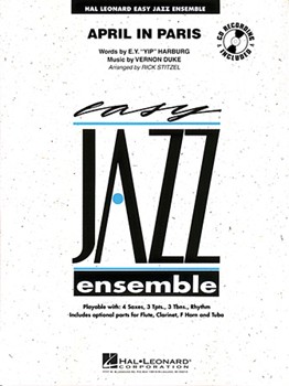 April in Paris [jazz ensem] w/online audio SCORE/PTS