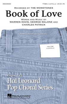 Book Of Love by Davis Warren - Lojeski Ed - The Monotones for TTBB