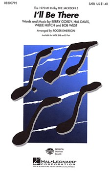 I'll Be There by Hutch Willie - Emerson Roger - The Jackson 5 for SATB