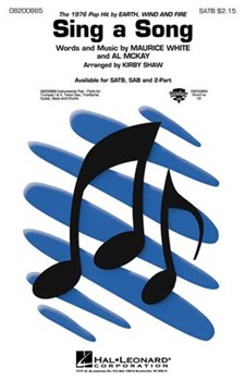 Sing A Song by White Maurice - Shaw Kirby - Earth Wind and Fire for SATB