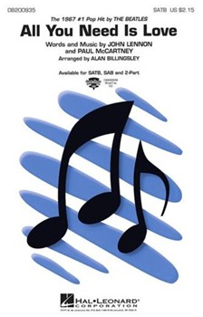 All You Need Is Love by Lennon and McCartney - Billingsley Alan - The Beatles for Accompaniment CD