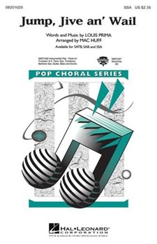 Jump Jive An' Wail by Prima Louis - Huff Mac - The Brian Setzer Orc for SSA