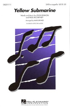 Yellow Submarine by Lennon and McCartney - Brymer Mark - The Beatles for SATB