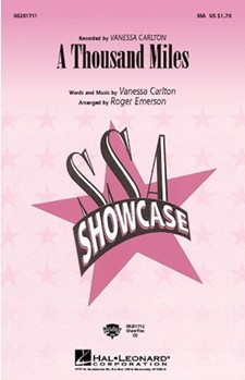 Thousand Miles by Carlton Vanessa - Emerson Roger - Vanessa Carlton for Accompaniment CD