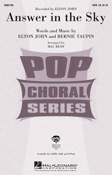 Answer In The Sky by John Elton - Huff Mac - Elton John for SAB and Piano