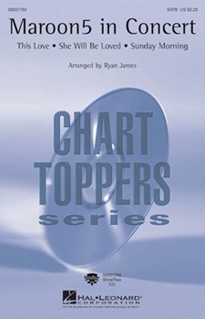 Maroon5 In Concert by Maroon 5 - James Ryan - Maroon 5 for Accompaniment CD