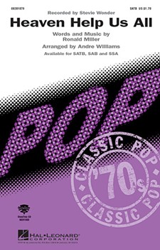 Heaven Help Us All by - Williams Andre - Stevie Wonder for SAB and Piano