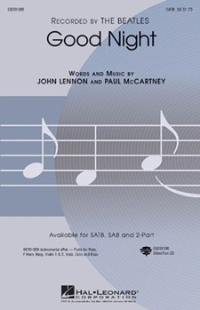 Good Night by Lennon and McCartney - Snyder Audrey - The Beatles for Accompaniment CD