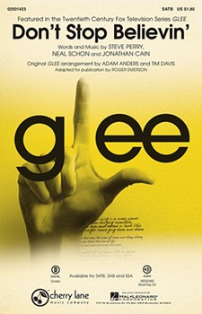 Don't Stop Believin' - From Glee (journey) by Cain Schon and Perry - Anders and Davis / Emerson - Journey for Accompaniment CD