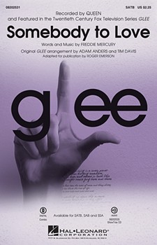 Somebody To Love - From Glee (Queen) by Mercury Freddie - Emerson / Anders - Queen for Accompaniment CD