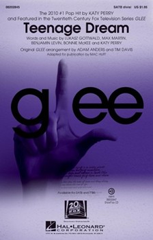 Teenage Dream - From Glee by - Anders and Davis / Huff - Perry Katy for Accompaniment CD