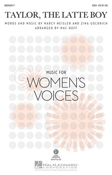 Taylor The Latte Boy by Goldrich and Heisler - Huff Mac - Zina Goldrich for Accompaniment CD